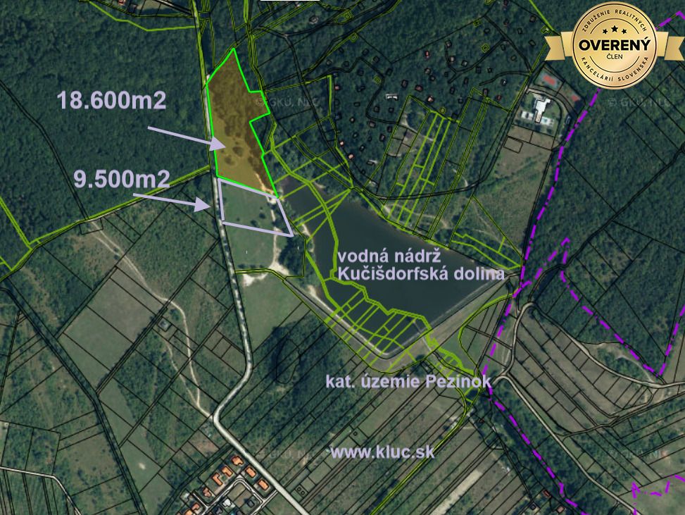 pozemok v rekreačnej oblasti. kučišdorfská dolina