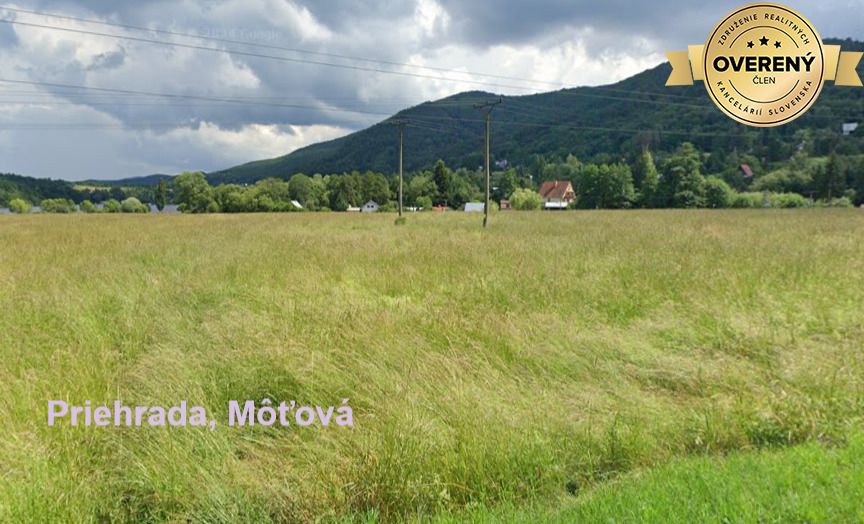 pozemky 300m2-5000m2 pri priehrade, pôda, les- urbár. môťová