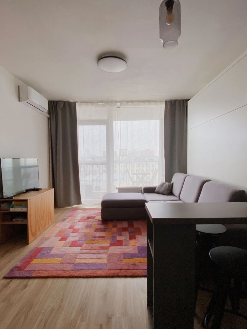 1-izbový byt na prenájom s balkónom, bratislava- nové mesto