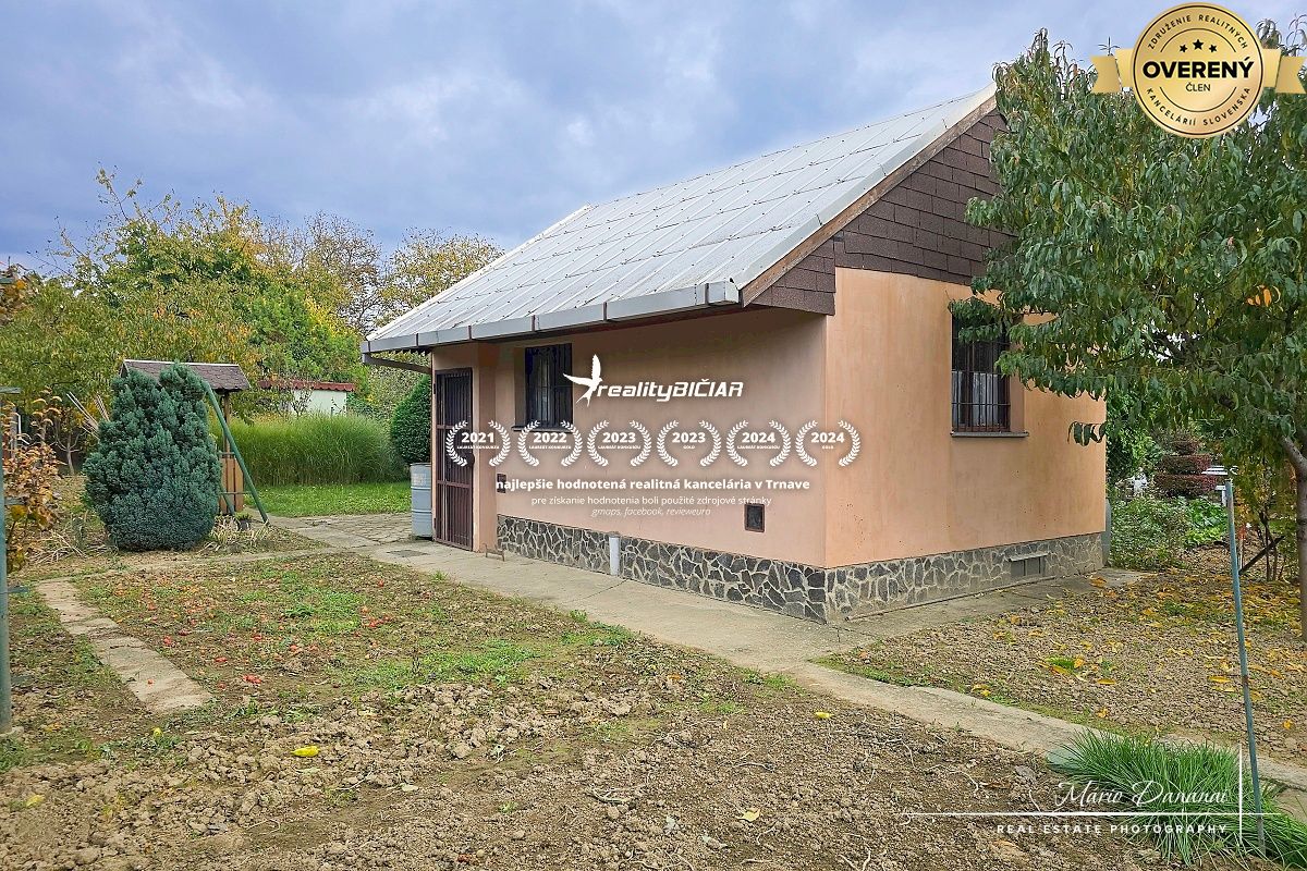 znížená cena záhradná chatka v šali za strelnicou