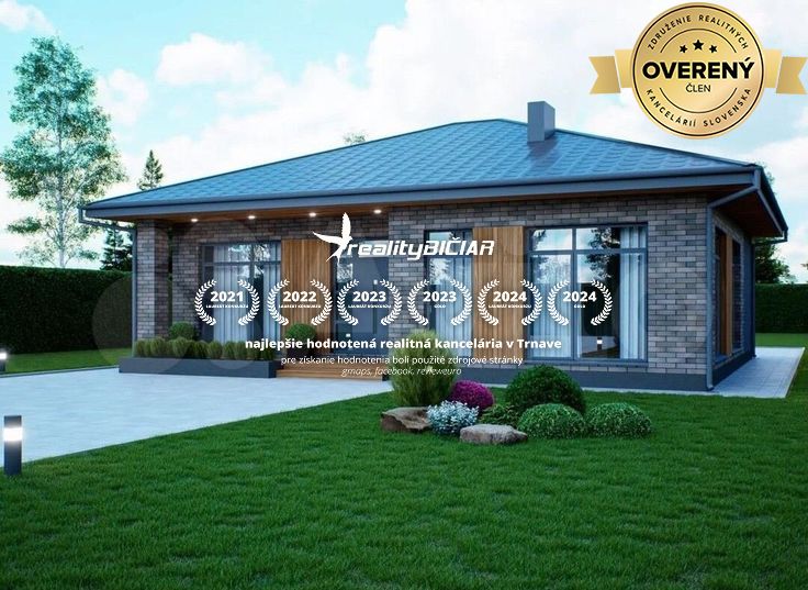 stavebný pozemok pre náročných biely kostol 1050 m²