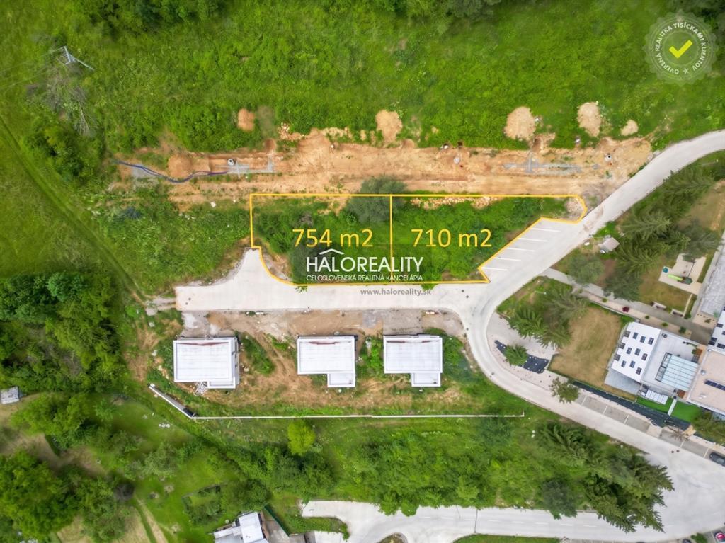 predaj, pozemok pre rodinný dom 745 m2 a 710 m2 považská bystrica - exkluzívne halo reality