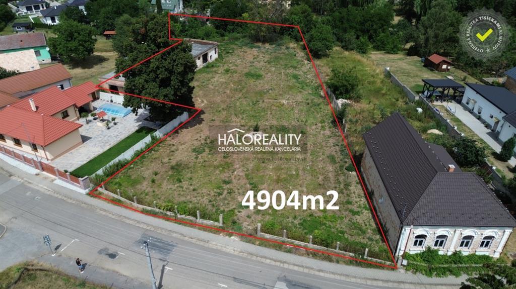 predaj, pozemok pre rodinný dom 4904 m2 číž - exkluzívne halo reality