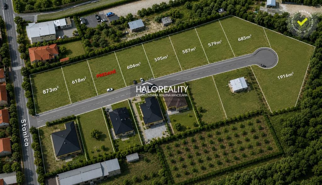 predaj, pozemok pre rodinný dom 579 m2 veľké kapušany
