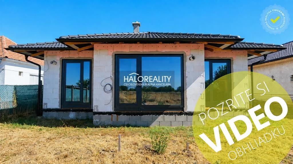 predaj, rodinný dom bátorove kosihy, bungalov v štádiu hrubej stavby - vo výstavbe - exkluzívne halo reality