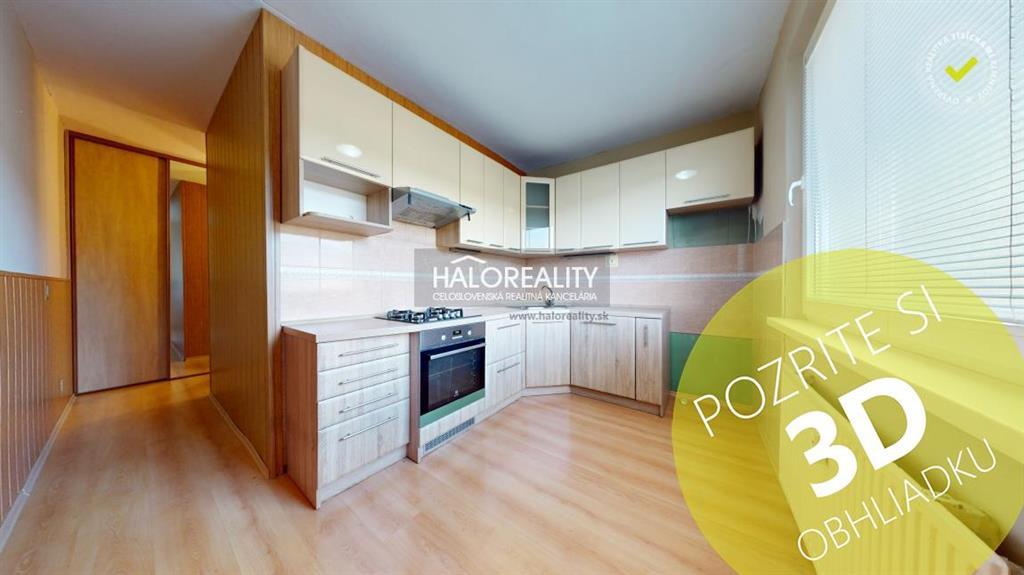 predaj, dvojizbový byt rimavská sobota, západ, j. bodona - exkluzívne halo reality