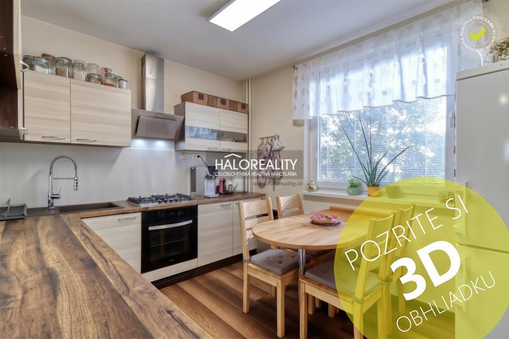 predaj, trojizbový byt nové mesto nad váhom, s balkónom - exkluzívne halo reality