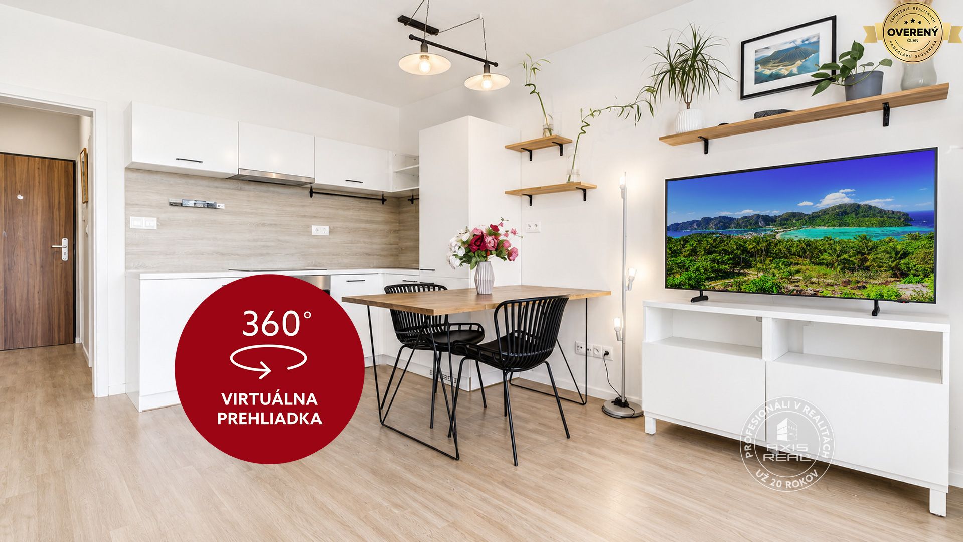 axis real miletičova 60 2 lodžie, šatník, klíma, výhľad downtown