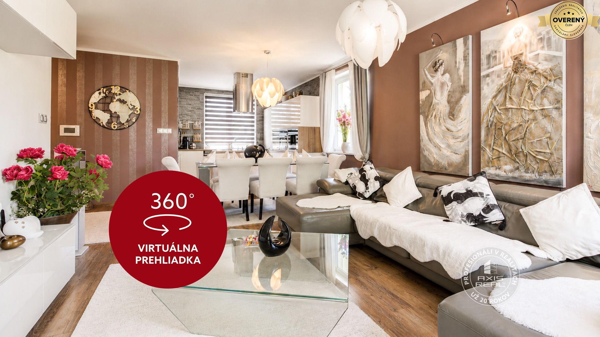 axis real veľký pozemok, 4 izb. zariadený bungalov, bazén, ekoosada