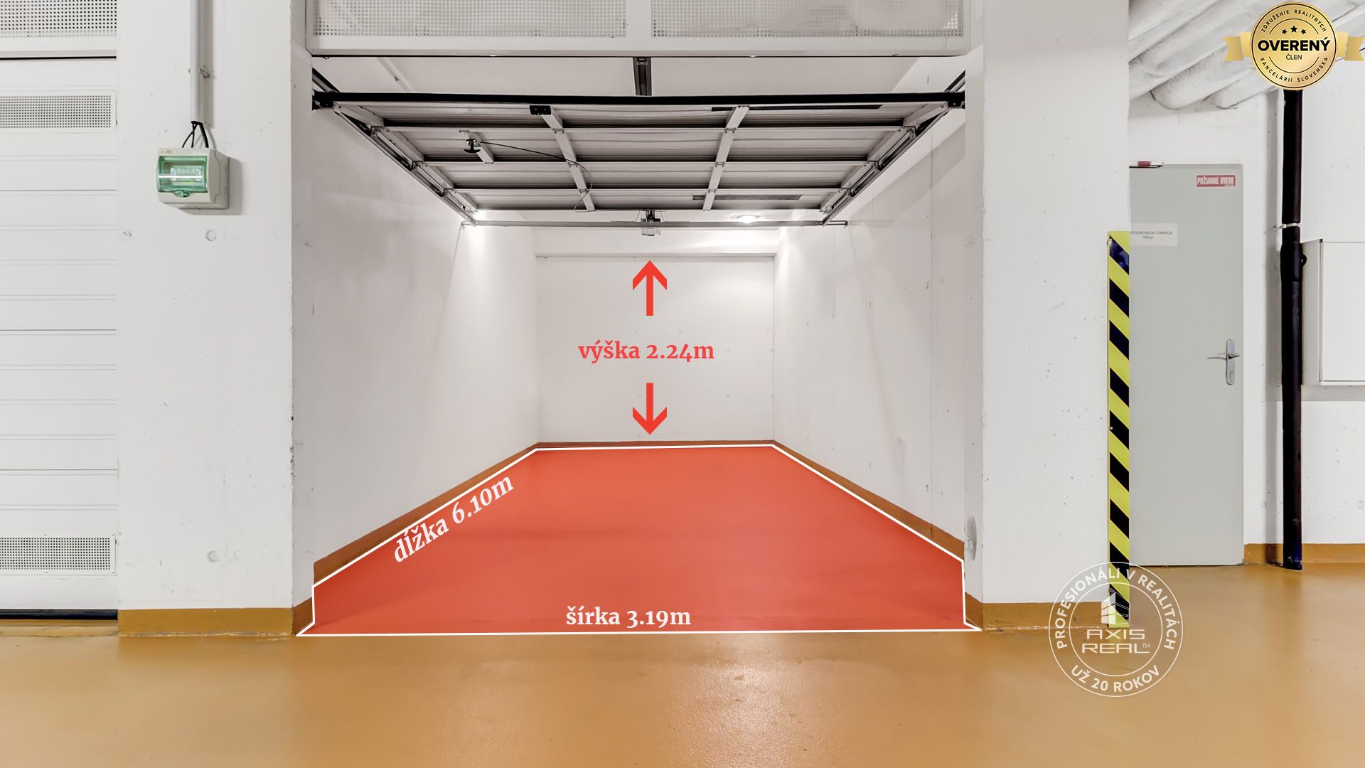 axis real uzamykateľná garáž 20m2 v novostavbe vodotika, lužná ul
