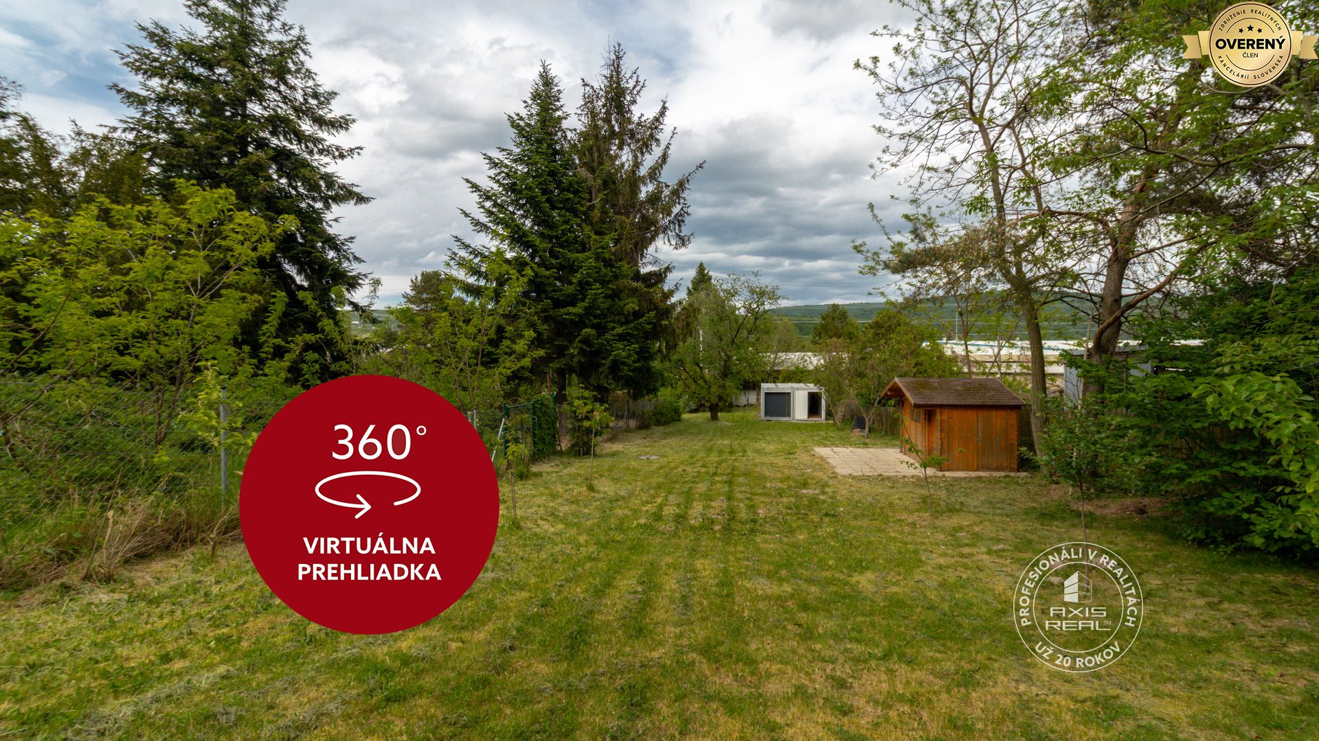 axis real slnečná záhrada 901 m² s chatkou, dúbravka polianky