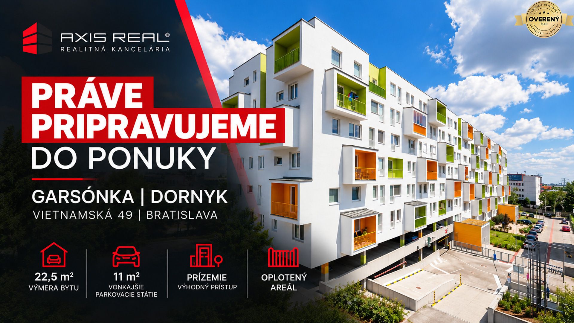 axis real 1-izbový by s parkovacím miestom v novostavbe dornyk