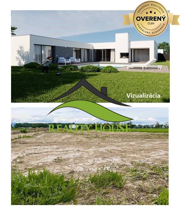 široký stavebný pozemok pre rodinný dom pri šírave - 800m2