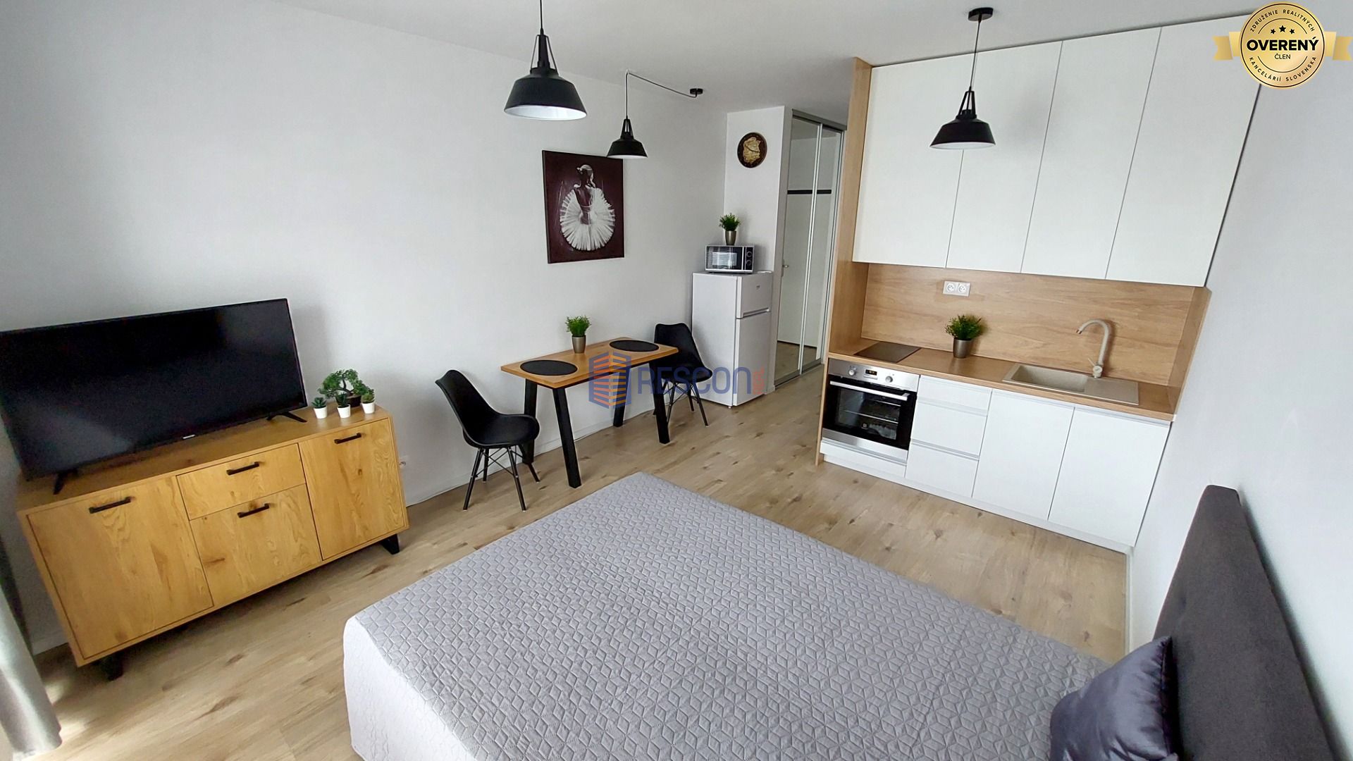 moderný 1-izbový byt s lodžiou v slnečniciach voľný od 1.8