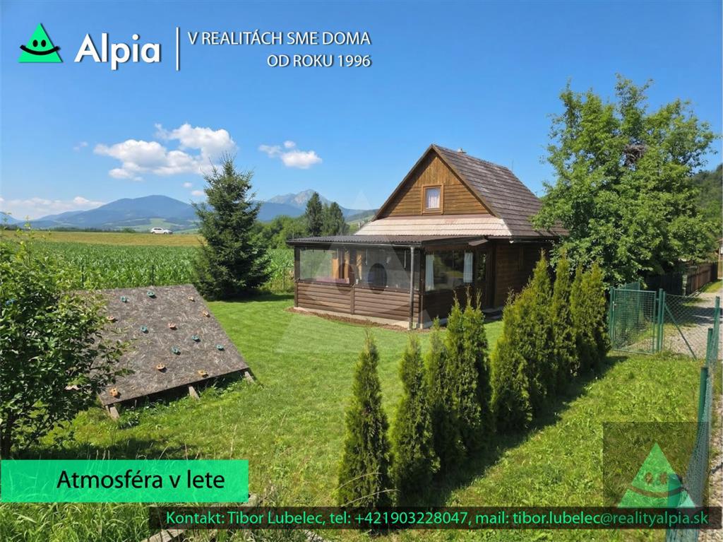 rekreačná chata na predaj, obec vlachy