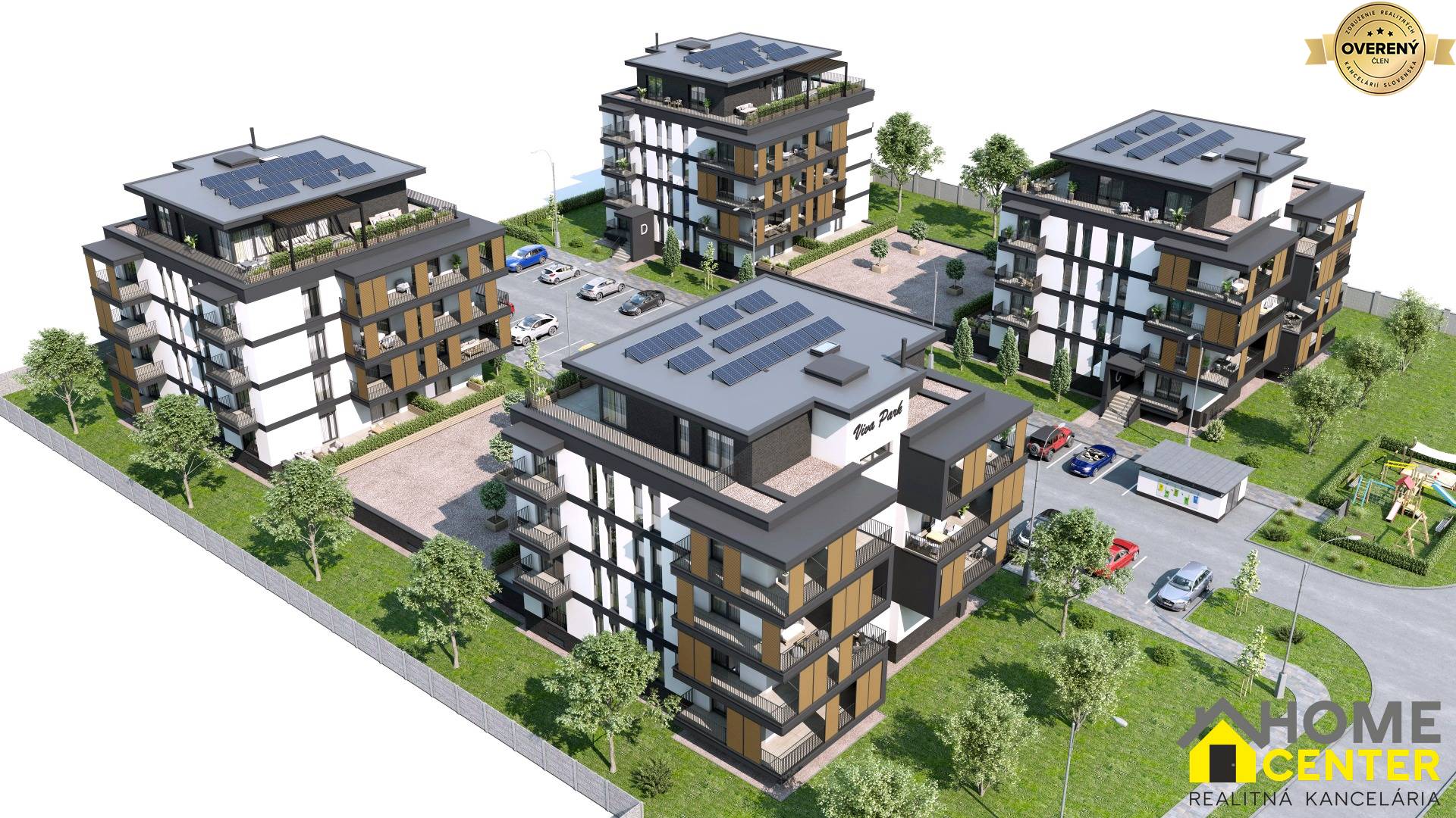 novostavba - 3 izbový byt s terasou 111,08m2 viva park, komárno