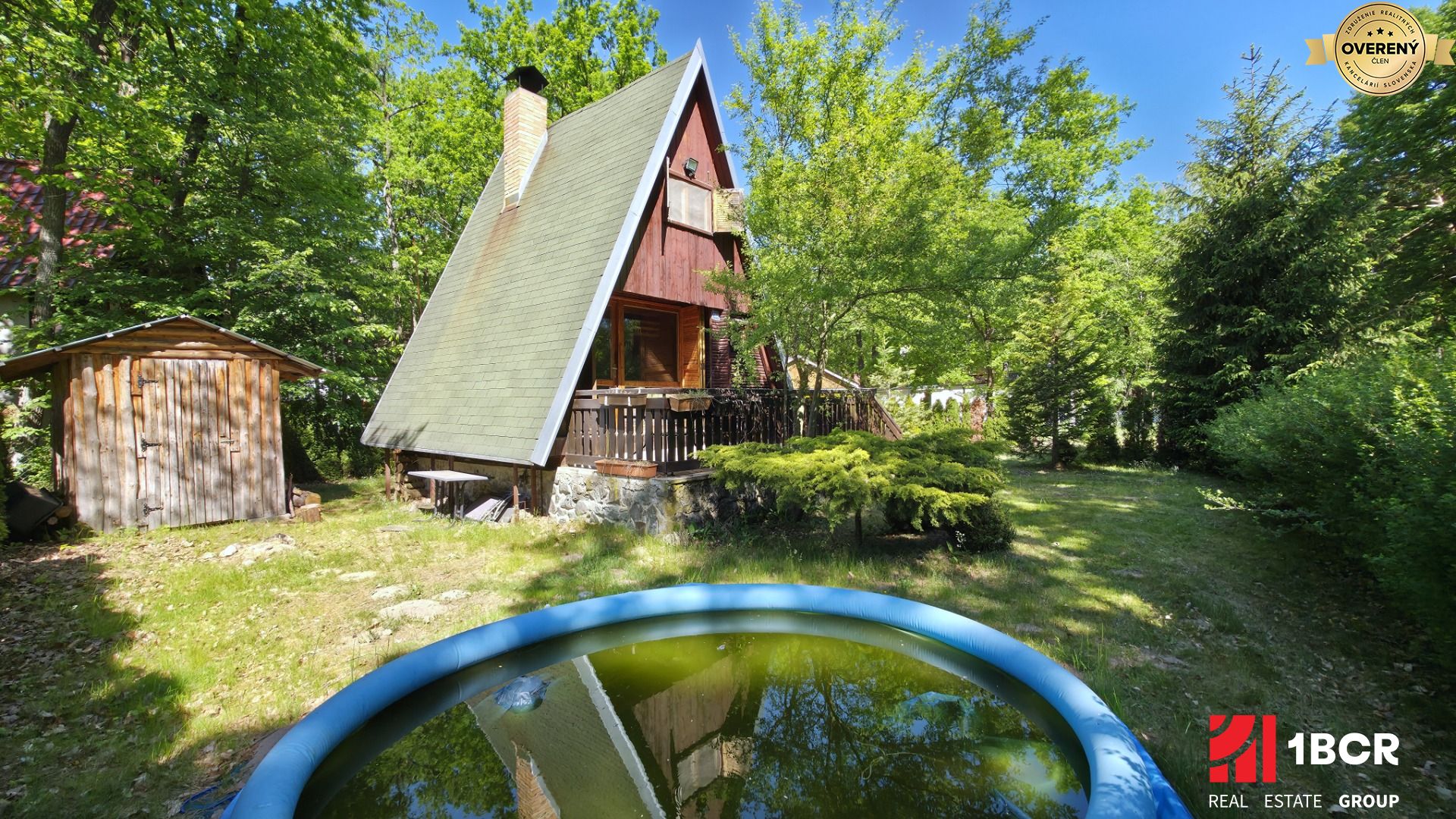 1.bcr výnimočný pozemok 438 m2 s chatkou - gazárka, šaštín-stráže