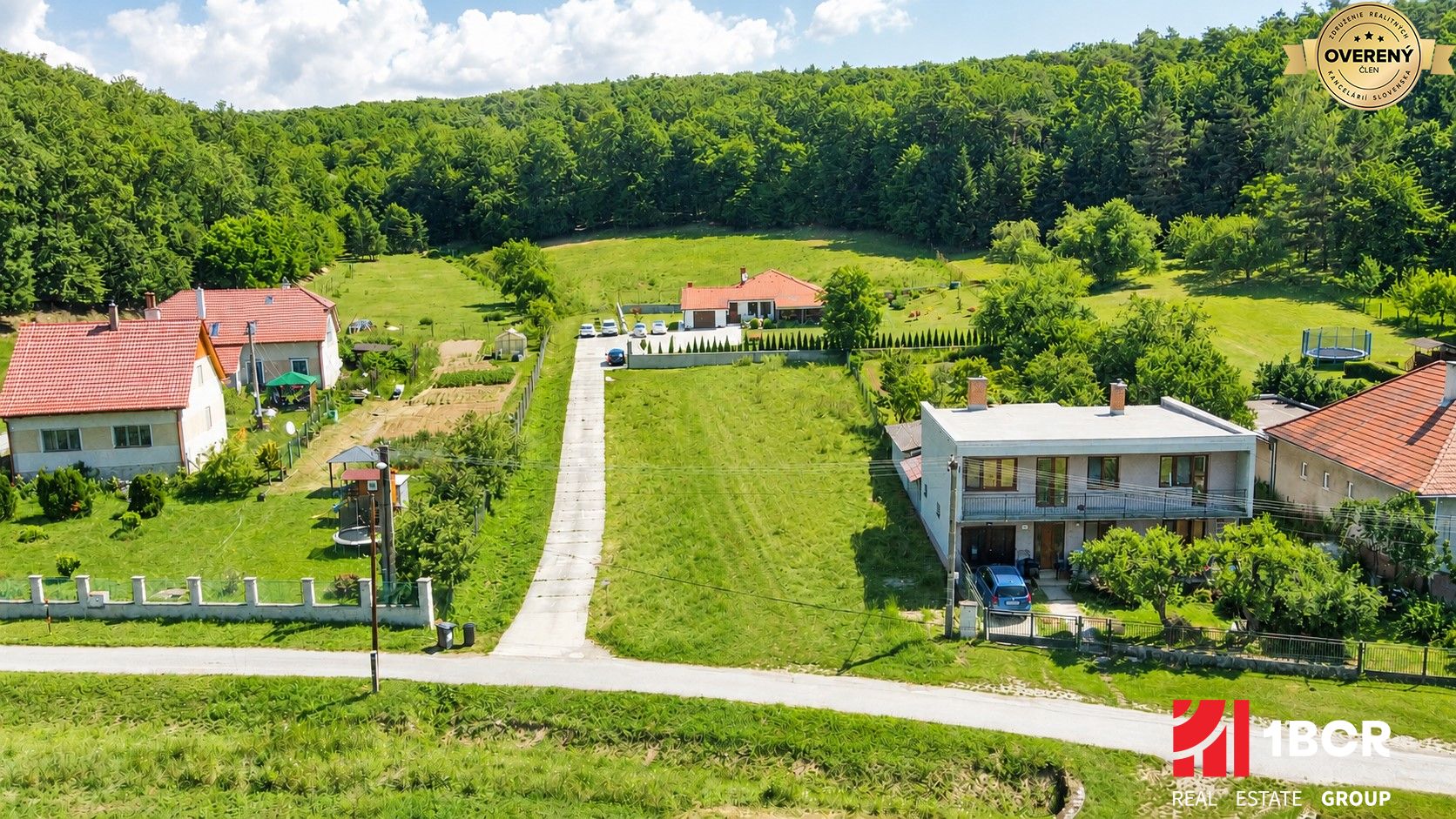 1.bcr stavebný pozemok na výstavbu rd-chata, výmera 1068 m², brezolupy