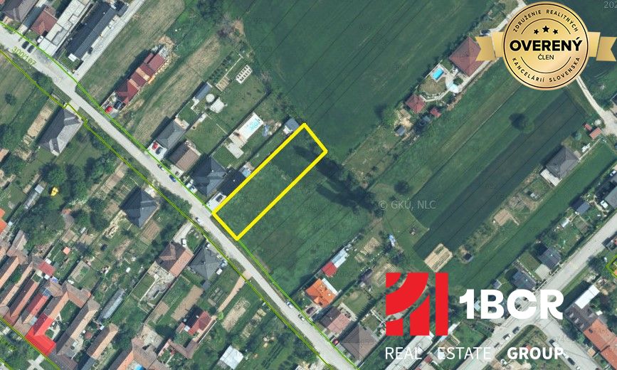 veľký stavebný pozemok na 1 alebo 2 rd, ružindol