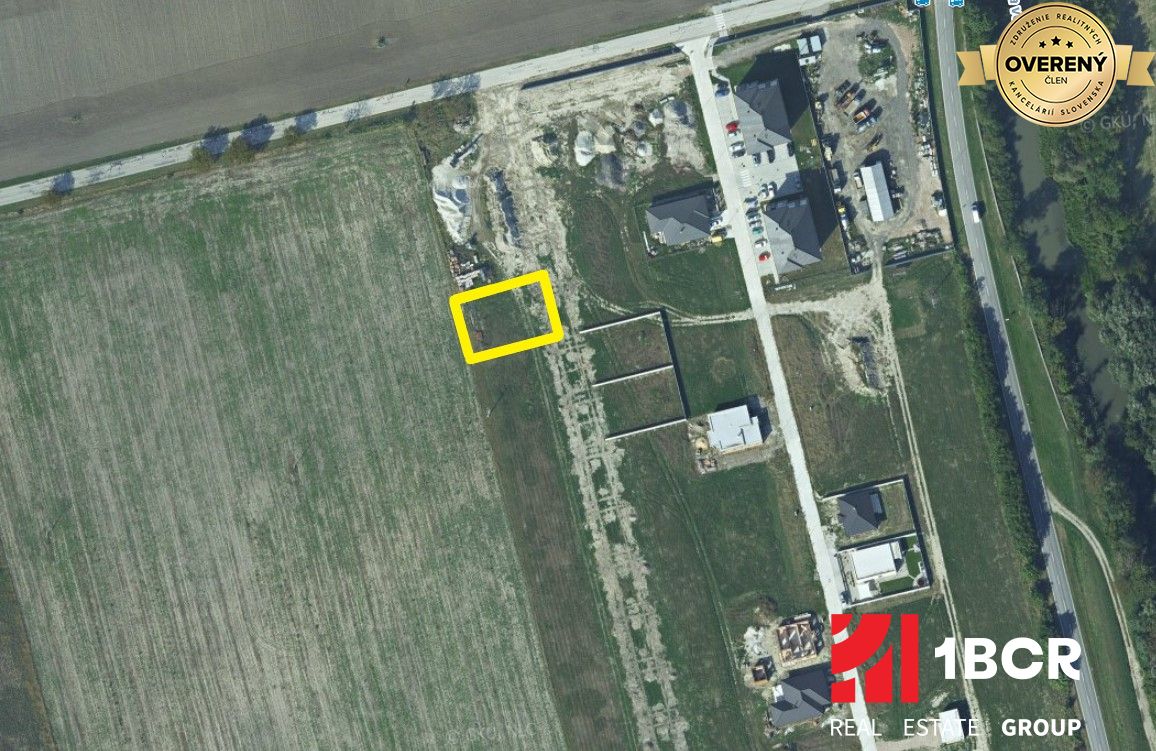 stavebný pozemok, kráľov brod, okres galanta