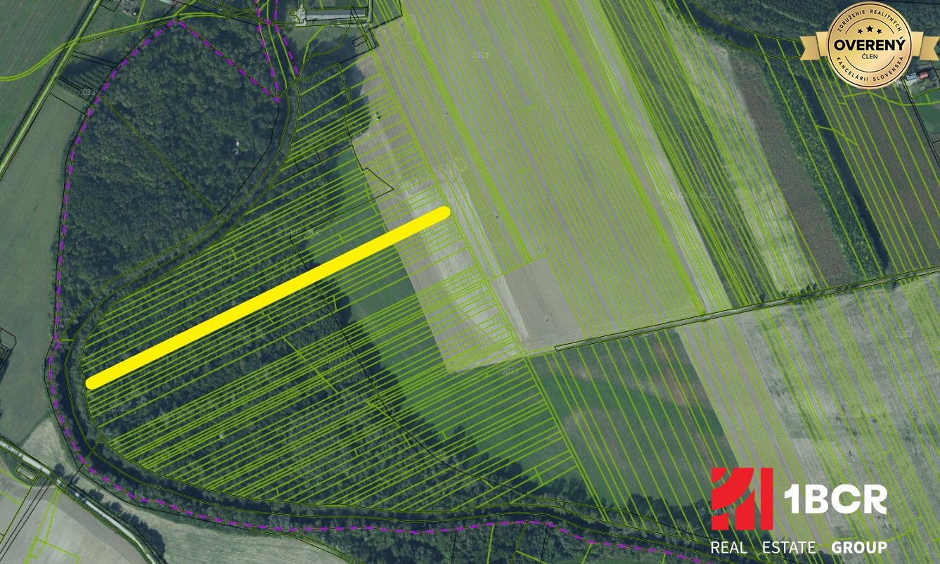1.bcr orná pôda, 7336 m², jahodná okres dunajská streda