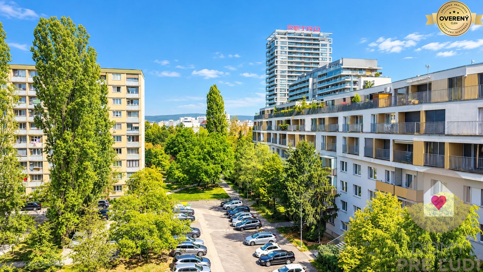 predaj 3i bytu s balkónom a výhľadom do zelene rumančeková, ružinov