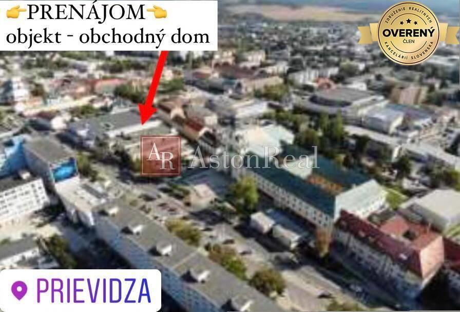 prenájom objekt - obchodný dom vtáčnik, prievidza