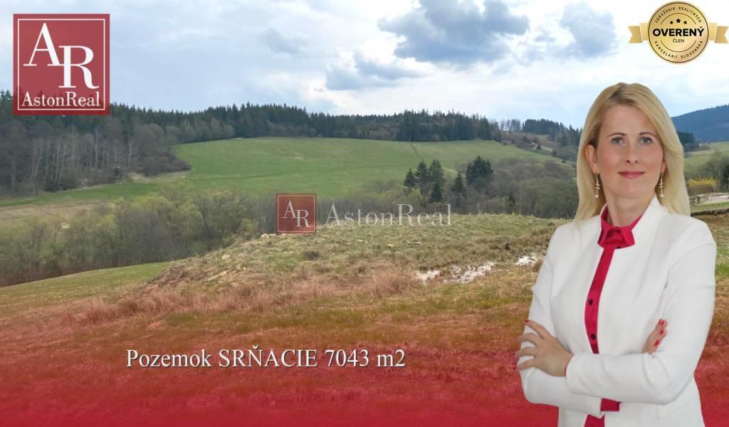 na predaj pozemok v mestskej časti srňacie, 7000m2