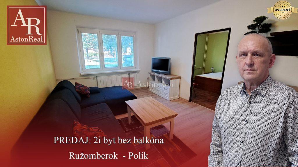 predaj 2 izbový byt - 49m2, ružomberok - polík