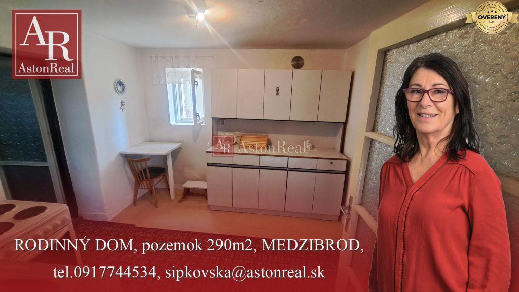 rodinný dom, pozemok 290m2, medzibrod okr. banská bystrica