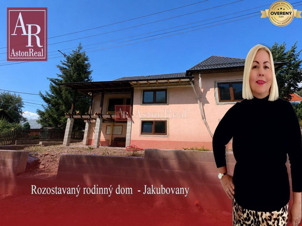predaj rozostavaný rodinný dom s veľkým potenciálom jakubovany