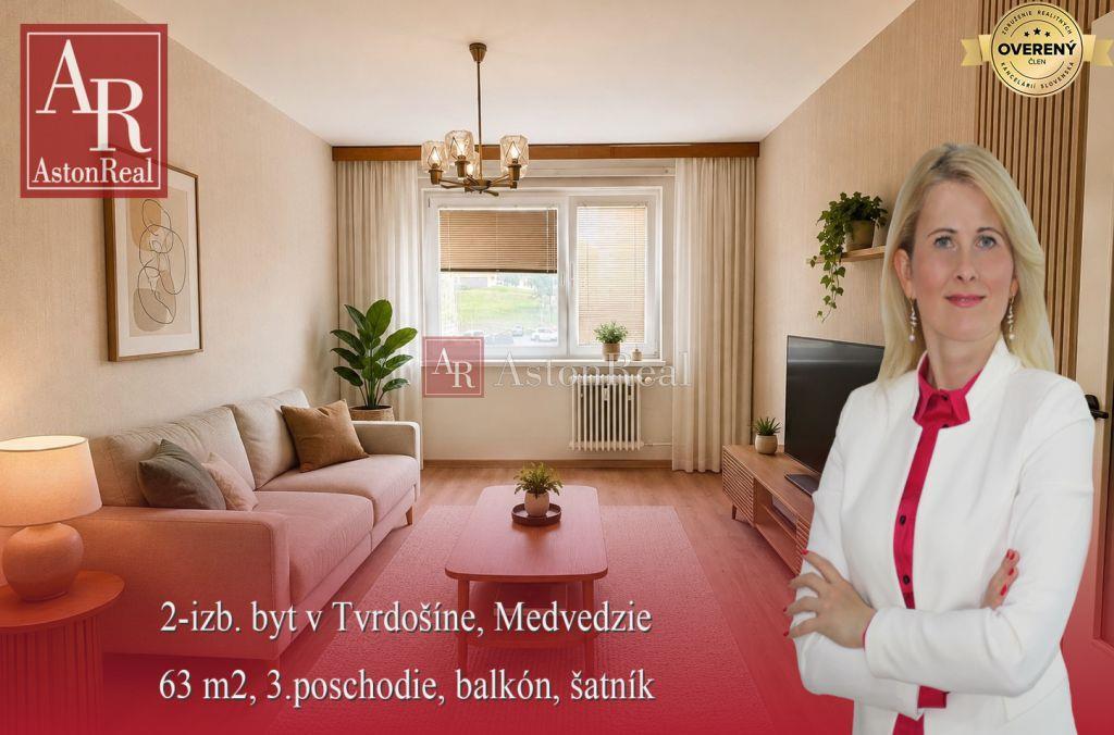 priestranný 2-izb. byt, tvrdošín, 63m2, 3.p. balkón