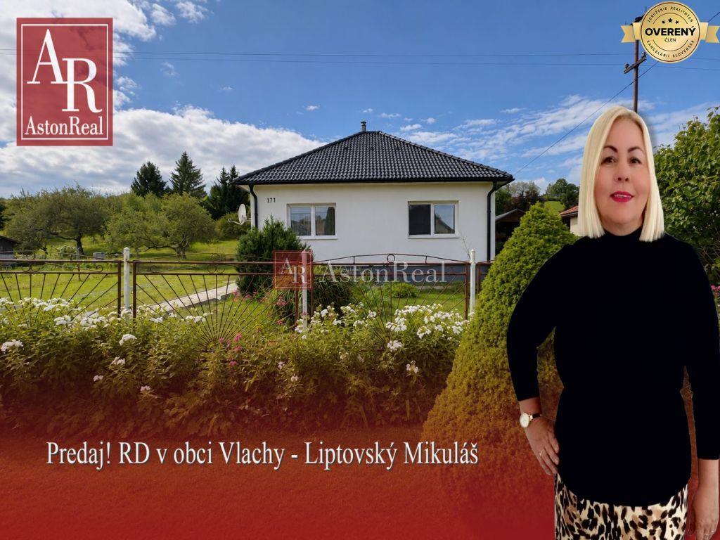 predaj rodinný dom pri liptovskej mare vlachy, pozemok 567 m2