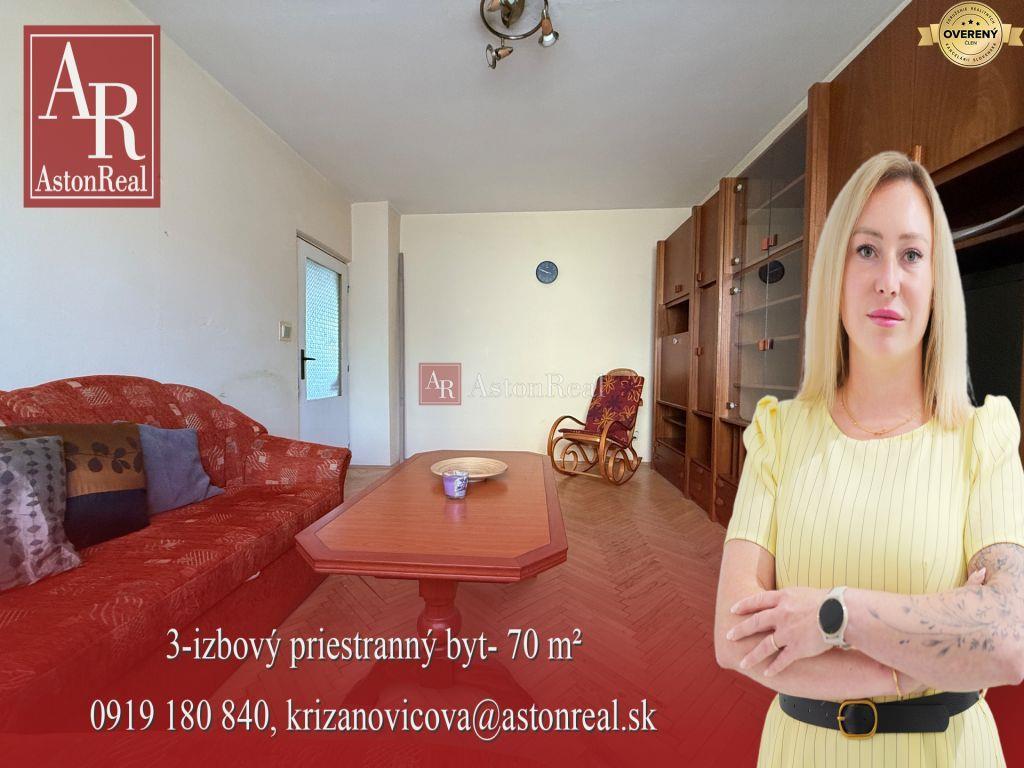 na predaj 3-izbový byt v púchove 70 m2 pokojná lokalita balkón
