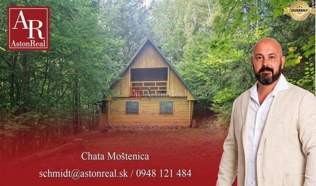 predaj chata moštenica v horách 383 m2 pozemok