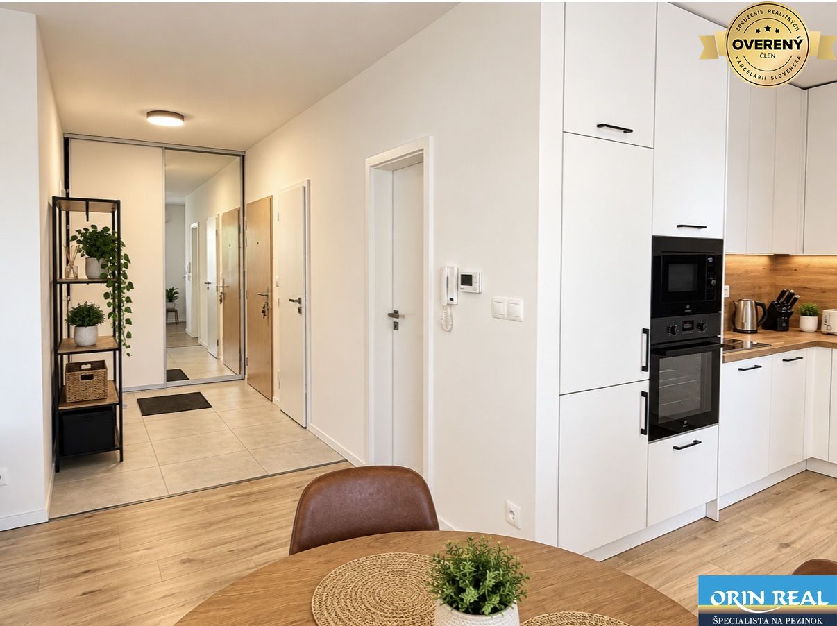 moderný nový 2 izbový byt dona sandtnera s parkingom 690,- eur