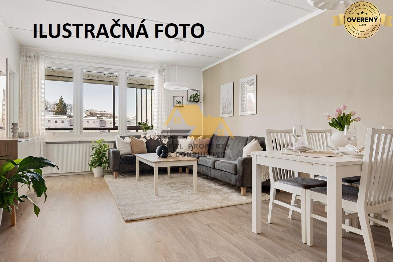 predám tehlový 3 izbový byt s balkónom v nových zámkoch