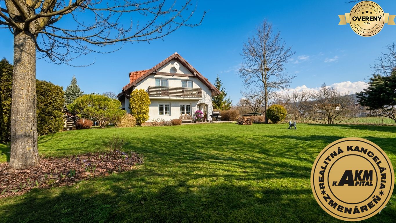 nadštandardný rodinný dom 1750m2 zvolen - sliač na predaj