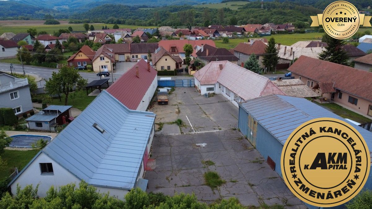 výrobné a skladové priestory rd na predaj, zvolenska slatina