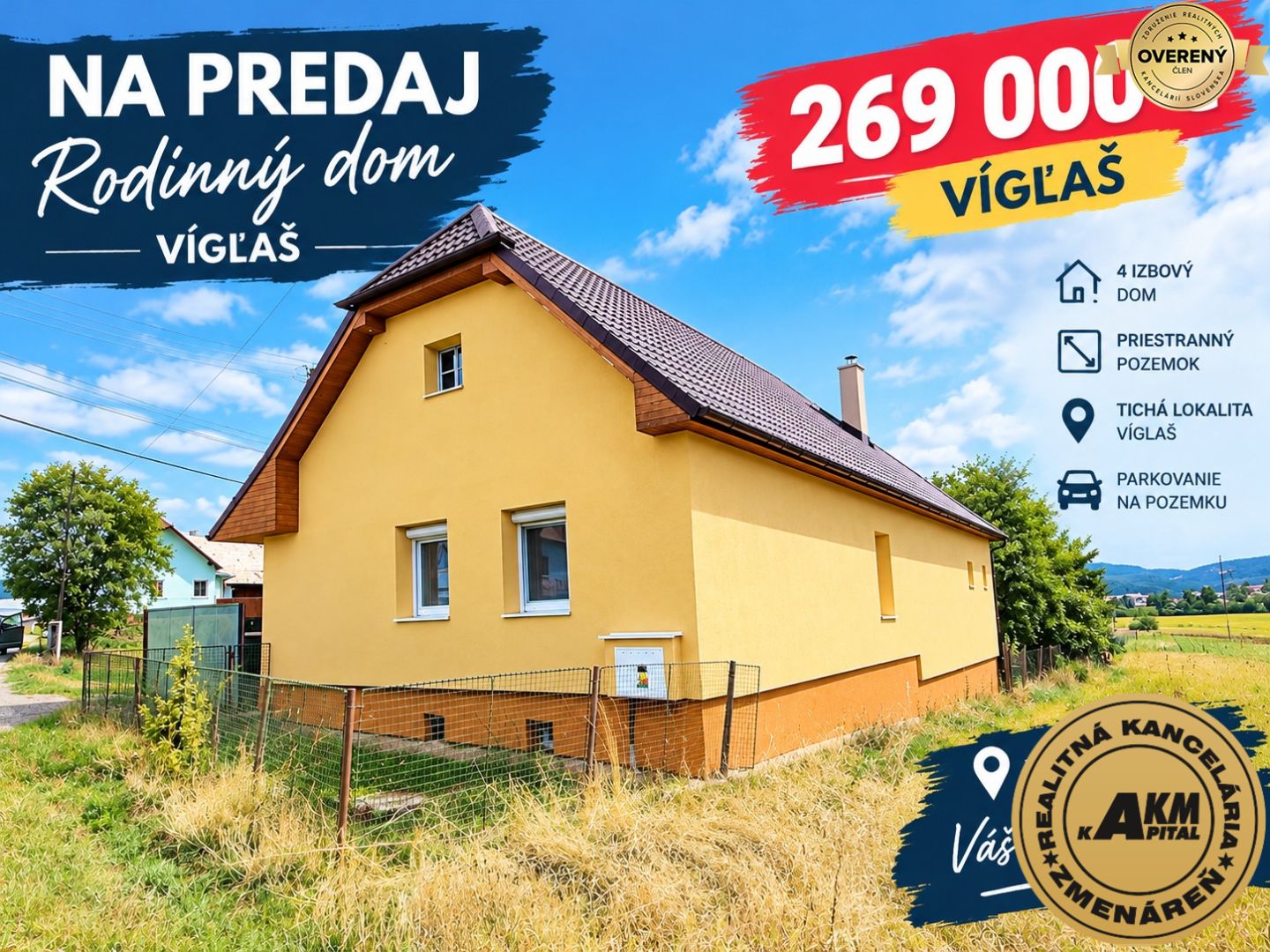 rodinný dom 4137 m² po kompletnej rekonštrukcii vígľaš - detva